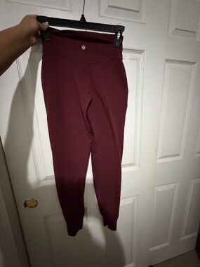 lululemon athletica High-Rise Burgundy jogger Leggings